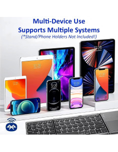 Teclado Inalámbrico Plegable Tek Styz con Touchpad 48h Uso 2