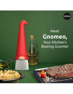 Brocha de Pastelería OTOTO Gnomeo - Silicona Rojo, 69.91g 2