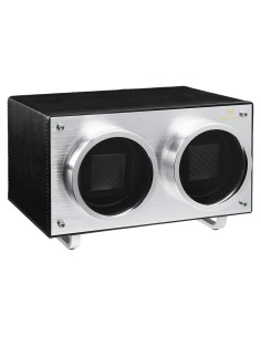 Winder Doble para Relojes Automáticos MOZSLY Negro 22.86x17.78cm