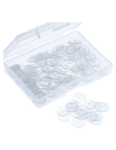 Discos Transparentes para Pendientes WILLBOND - 200 Pcs