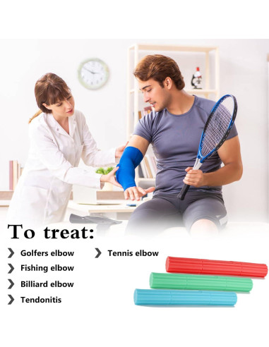 Barra de Terapia Flex Hshbxd para Codo de Tenista y Golfista
