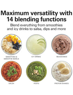 Mezclador Hamilton Beach Wave Crusher 1,18 L 14 funciones 2