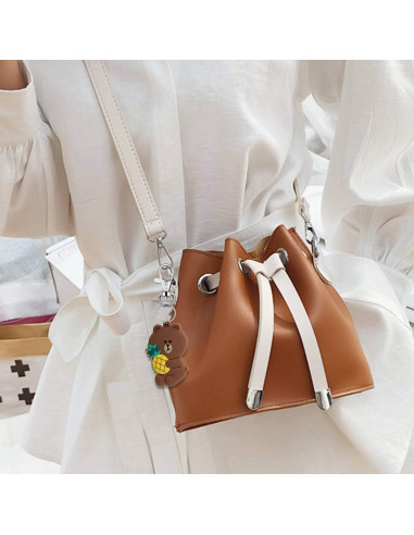 Ganchos giratorios para llaveros Anezus 100 piezas metal plata