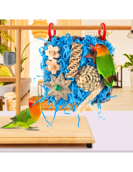 KATUMO Juguete para Aves 16.8x16.8cm Alfombra de Escalada