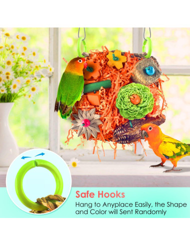 KATUMO Juguete para Aves 16.8x16.8cm Alfombra de Escalada