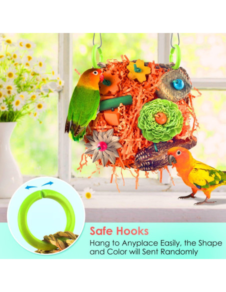 KATUMO Juguete para Aves 16.8x16.8cm Alfombra de Escalada