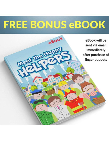Conjunto de Títeres de Dedo Happy Helpers - 12 Piezas