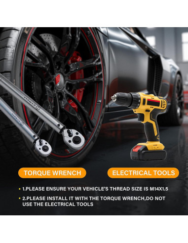 Tuercas de Llantas Negras YONGSHENGONE M14x1.5 - 24 Piezas