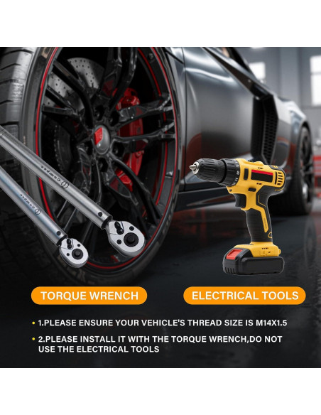 Tuercas de Llantas Negras YONGSHENGONE M14x1.5 - 24 Piezas