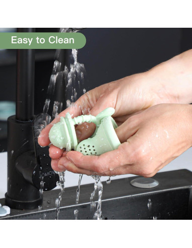 Set de Alimentación para Bebés Doratu - Alimentador de Frutas y Baberos de Silicona