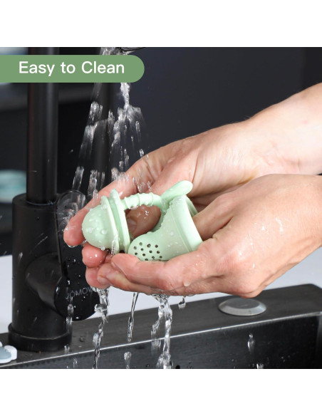 Set de Alimentación para Bebés Doratu - Alimentador de Frutas y Baberos de Silicona