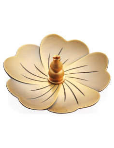 Quemador de Incienso de Cobre MIUPOO Tipo Calabaza 10cm