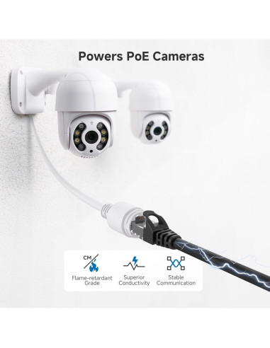 Cable Ethernet Cat 6 Cable Matters 0.61m 10Gbps Negro