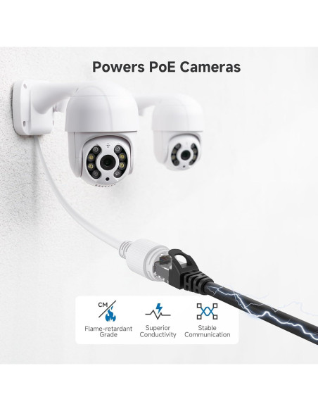 Cable Ethernet Cat 6 Cable Matters 0.61m 10Gbps Negro