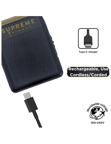 Afeitadora de Foil Individual Supreme Trimmer STF101 USB-C 150 min