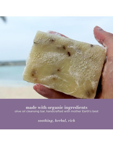 Jabón de Lavanda y Aceite de Oliva Naqee 127g - Piel Sensible