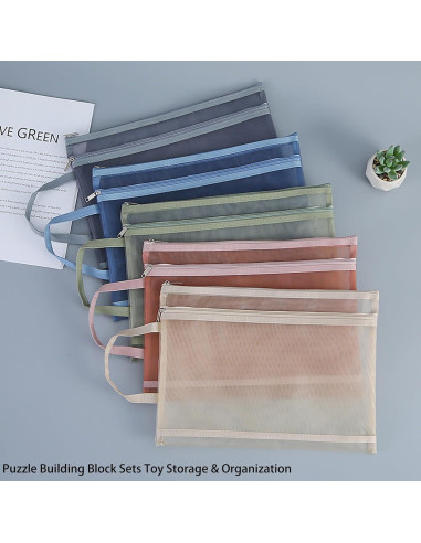 Paquete de 10 Bolsas de Almacenamiento Nylon ZZFENGKR A4