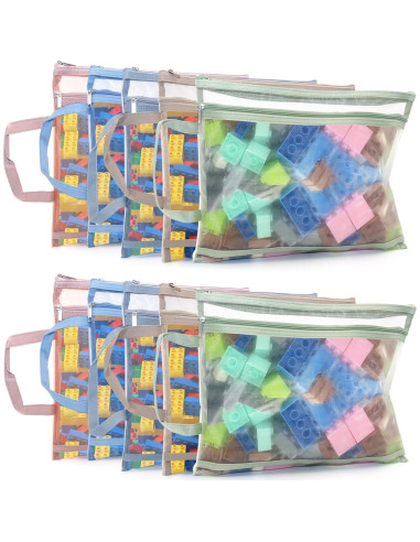 Paquete de 10 Bolsas de Almacenamiento Nylon ZZFENGKR A4