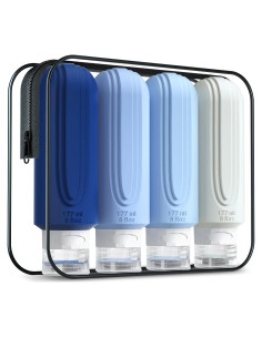 Botellas de Viaje Reutilizables Mrsdry 177ml a Prueba de Fugas (4 Pzs)