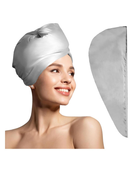 Toalla de Microfibra Satinada Chloven para Cabello - Secado Rápido