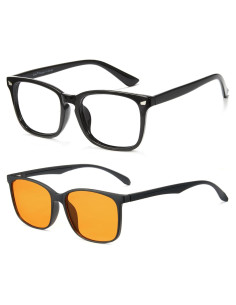 Gafas bloqueadoras luz azul Cyxus 2 Pack unisex, UV400