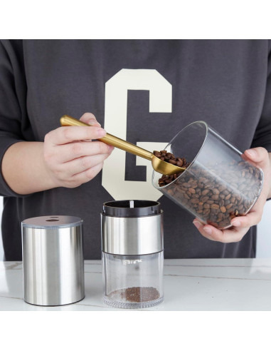 Cuchara Medidora de Café Easyworkz Oro Inoxidable 7g