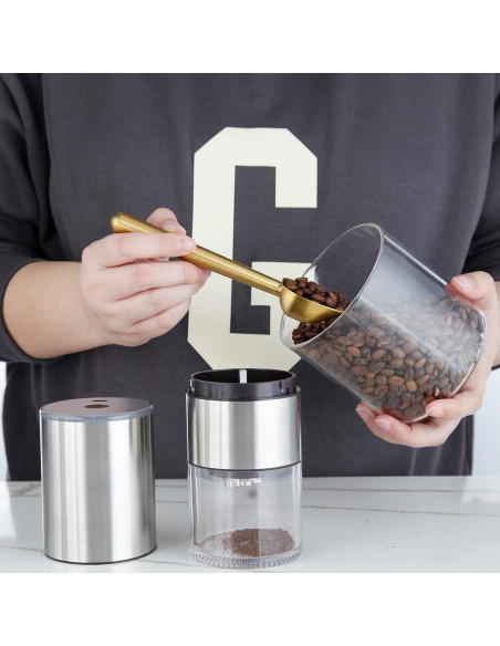 Cuchara Medidora de Café Easyworkz Oro Inoxidable 7g