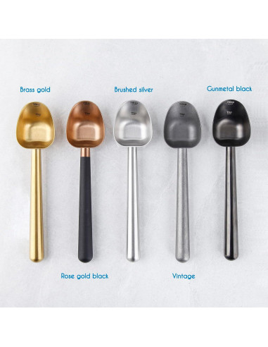 Cuchara Medidora de Café Easyworkz Oro Inoxidable 7g