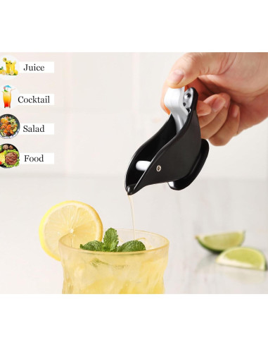 Exprimidor de Limón Manual Domonic Home Negro Ergonómico