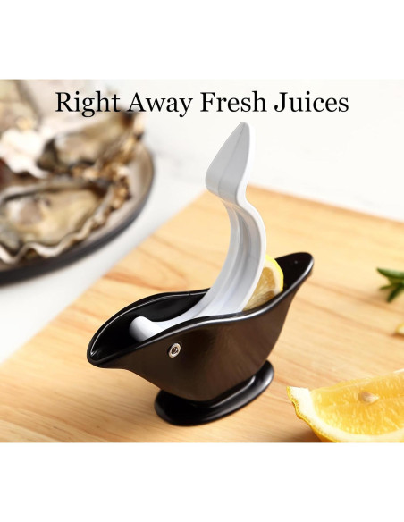 Exprimidor de Limón Manual Domonic Home Negro Ergonómico