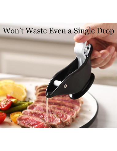 Exprimidor de Limón Manual Domonic Home Negro Ergonómico