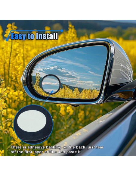 Espejo de Punto Ciego BDZMC 5.79 cm Ajustable Convexo