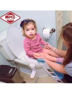 Asiento de Inodoro Acolchado Mommy's Helper Azul/Gris 2