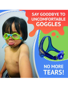Gafas de natación anti-vaho Frogglez para niños 3-10 años 2