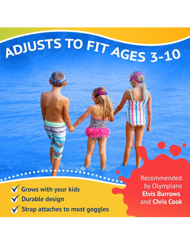 Gafas de natación anti-vaho Frogglez para niños 3-10 años