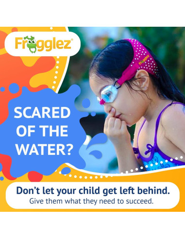 Gafas de natación anti-vaho Frogglez para niños 3-10 años