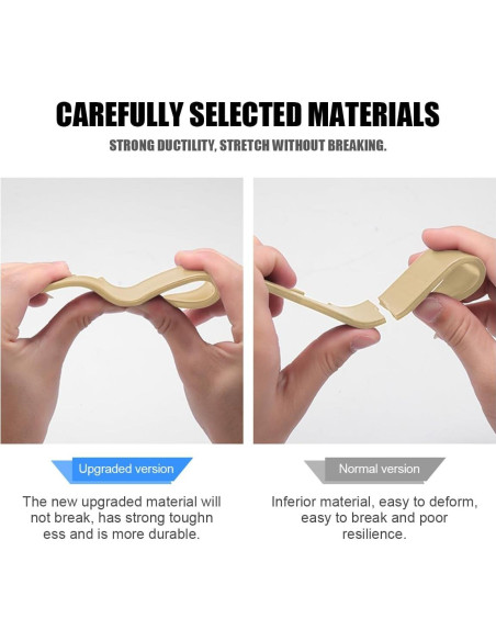 Ganchos para Reposacabezas de Automóvil Osilly - 4 Piezas Beige