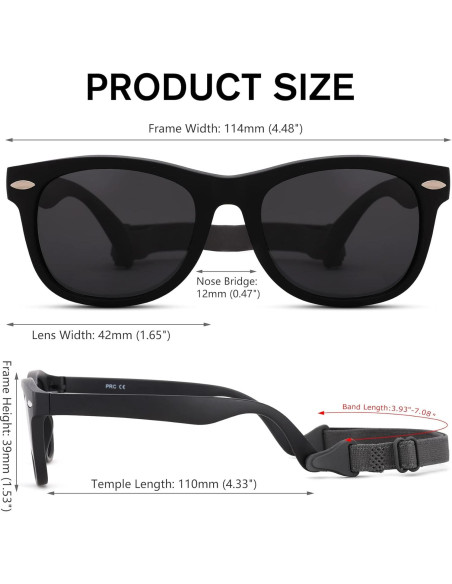 Gafas de sol polarizadas Melpomenia para bebés 0-24 meses