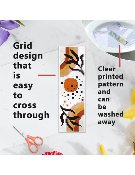 Kit de Marcadores de Cruce Boho INFUNLY 6 Piezas DIY Kit de Marcadores de Cruce Boho INFUNLY 6 Piezas DIY