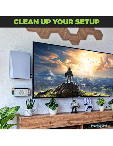 Soporte de Pared HIDEit para Nintendo Switch - Acero Resistente