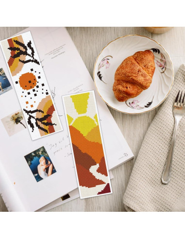 Kit de Marcadores de Cruce Boho INFUNLY 6 Piezas DIY