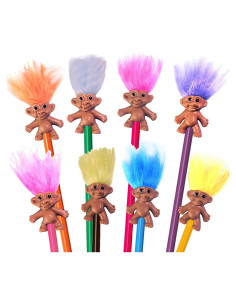Pack 8 Toppers de Lápiz Troll Vintage TOMZEGNA