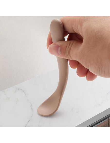 Cucharas de Silicona para Bebé Eascrozn - 6 Piezas, Apta para Lavavajillas