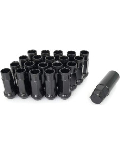 Tuercas de rueda M12x1.25 SOROPARTS, 22 piezas, negro 2