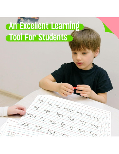 8 Pizarras Borrables Doble Cara SpriteGru para Letras y Números