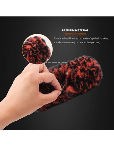 Juego de Cepillos de Limpieza para Ruedas SPTA 2 Piezas