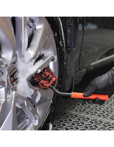 Juego de Cepillos de Limpieza para Ruedas SPTA 2 Piezas