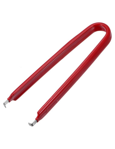 Extractor de Chips IC uxcell Acero Inoxidable Mango Rojo