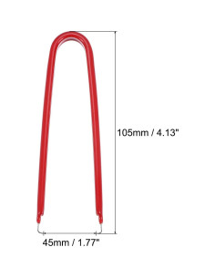 Extractor de Chips IC uxcell Acero Inoxidable Mango Rojo 2