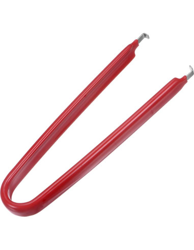 Extractor de Chips IC uxcell Acero Inoxidable Mango Rojo